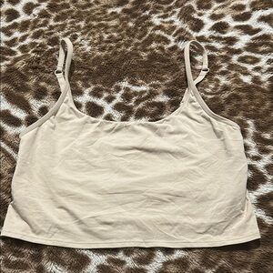 Old Navy Tan Half Top